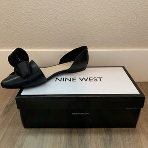 Nine West Shoreside D’orsay Flats with bow detail